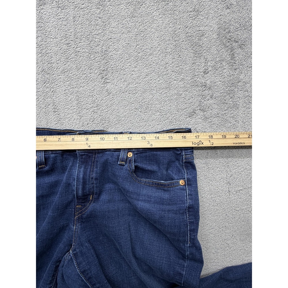 Levi's Jeans Womens Measured 33x26 Blue Boyfriend Stretch Denim Zip Fly Ankle - Picture 5 of 8